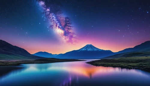 astronomy,moon and star background,galaxy collision,galaxy,nz,the milky way,purple landscape,milky way,unicorn background,northen light,night sky,alien world,landscape background,new zealand,space art,the night sky,fantasy landscape,falling stars,meteor,interstellar bow wave,Photography,General,Realistic