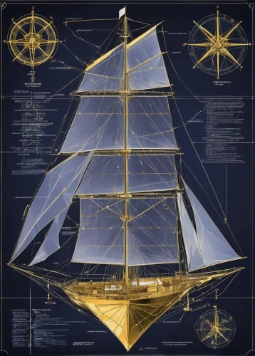 inflation of sail,barquentine,navigation,naval architecture,voyager golden record,pioneer 10,sails,euclid,sailing vessel,sail ship,sloop-of-war,tallship,galleon ship,friendship sloop,voyager,felucca,sailing ship,sailing wing,sailing ships,three masted,Unique,Design,Blueprint