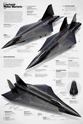 lockheed sr-71 blackbird,stealth aircraft,lockheed f-117 nighthawk,lockheed yf-12,delta-wing,northrop grumman b-2 spirit,northrop yf-23,supersonic aircraft,supersonic transport,stealth bomber,supersonic fighter,kai t-50 golden eagle,fighter aircraft,lockheed martin,stealth ship,spaceplane,fighter jet,northrop grumman,lockheed martin f-22 raptor,f-111 aardvark,Unique,Design,Infographics