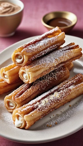 churros,cinnamon sticks,pretzel sticks,churro,youtiao,cinnamon stick,chocolate wafers,viennese cuisine,kanelbullar,jam roly-poly,vanillekipferl,chinese cinnamon,sopaipilla,palmiers,flaky pastry,pommes anna,mille-feuille,palmier,crepes,pastry salt rod lye,Photography,General,Realistic