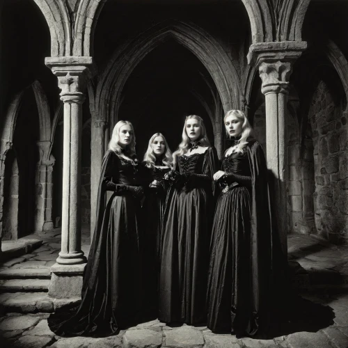 gothic portrait,dark gothic mood,nuns,gothic fashion,carpathian,gothic,clergy,blackmetal,sepulchre,monks,gothic style,benedictine,staves,the three graces,celtic woman,singers,dance of death,angels of the apocalypse,santons,middle ages