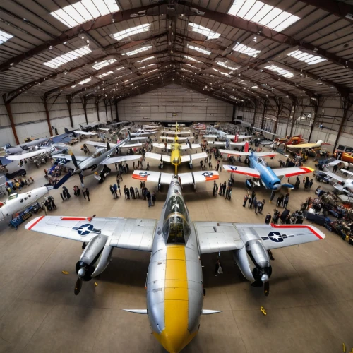 hangar,rows of planes,north american p-51 mustang,model aircraft,supermarine spitfire,airbase,parked boat planes,douglas aircraft company,republic p-47 thunderbolt,overhead shot,fighter aircraft,corsair,north american t-6 texan,curtiss p-40 warhawk,overhead view,monoplane,hudson wasp,airshow,radio-controlled aircraft,junkers,Photography,Fashion Photography,Fashion Photography 15