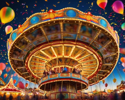 funfair,carousel,fairground,carnival tent,amusement ride,merry-go-round,annual fair,carnival,circus tent,circus,prater,neon carnival brasil,merry go round,carnival horse,carousel horse,hot-air-balloon-valley-sky,high wheel,circus show,amusement park,circus stage,Conceptual Art,Sci-Fi,Sci-Fi 05