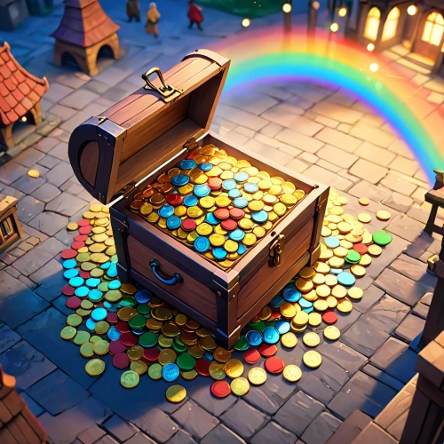 treasure chest,pot of gold background,candy cauldron,pot of gold,music chest,wishing well,fairy door,candy crush,magical pot,jigsaw puzzle,gumball machine,treasure,pirate treasure,mechanical puzzle,toy box,colorful heart,musical box,3d fantasy,music box,gnome and roulette table,Anime,Anime,Cartoon