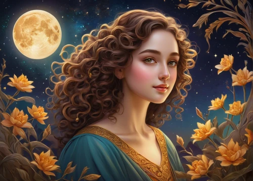 fantasy portrait,mystical portrait of a girl,romantic portrait,merida,fantasy art,fantasy picture,jessamine,blue moon rose,autumn icon,fairy tale character,zodiac sign libra,world digital painting,celtic woman,portrait background,horoscope libra,artemisia,herfstanemoon,faerie,faery,jasmine,Art,Artistic Painting,Artistic Painting 27