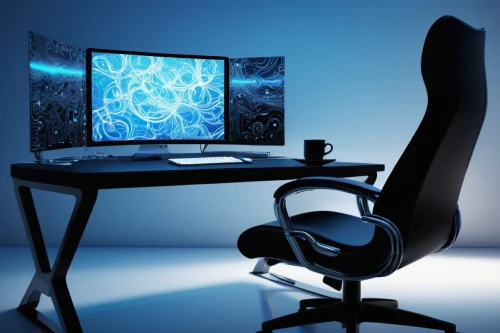 fractal design,blur office background,new concept arms chair,office chair,computer desk,computer workstation,chair png,lures and buy new desktop,desktop computer,desk,visual effect lighting,computer room,secretary desk,cinema 4d,computer graphics,working space,computer monitor,3d background,fractal environment,computed tomography,Illustration,Japanese style,Japanese Style 20