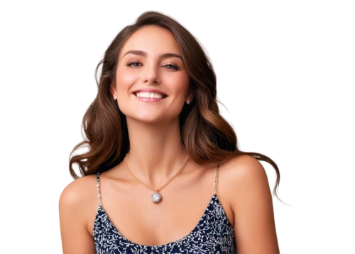girl on a white background,cosmetic dentistry,a girl's smile,camisoles,women's clothing,portrait background,catarina,women's accessories,shoulder length,necklace,strapless dress,white background,aristea,women clothes,young woman,female model,necklace with winged heart,transparent background,horoscope libra,knitting clothing,Illustration,Black and White,Black and White 08