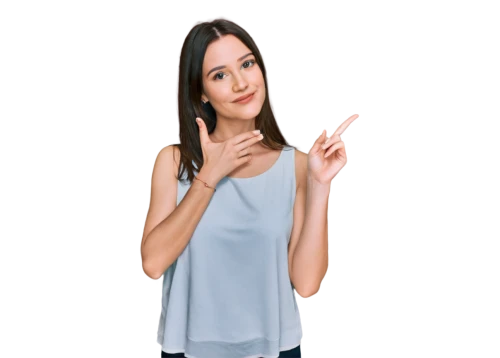 woman pointing,hand gesture,pointing woman,the gesture of the middle finger,girl with speech bubble,woman holding a smartphone,hand gestures,transparent background,sign language,hand sign,warning finger icon,correspondence courses,lady pointing,girl on a white background,women's clothing,background vector,women clothes,web banner,folded hands,clapping,Illustration,American Style,American Style 14