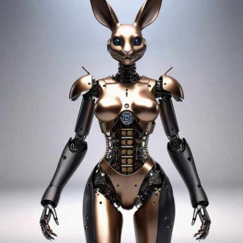 humanoid,deco bunny,rubber doll,cybernetics,robotic,wood rabbit,bunny,easter bunny,rabbit,brown rabbit,rebbit,cyber,female hares,exoskeleton,designer dolls,jack rabbit,robot,eve,female doll,chat bot