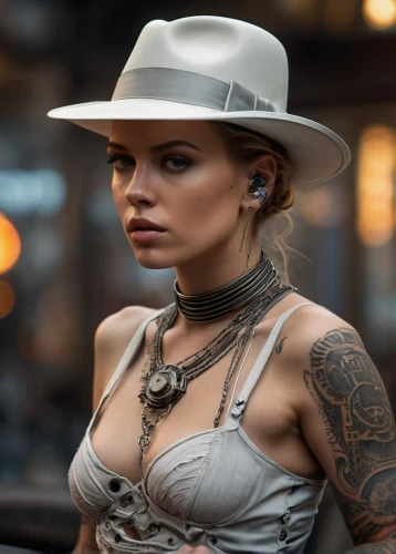 leather hat,tattoo girl,the hat-female,the hat of the woman,women's hat,woman's hat,girl wearing hat,cowboy hat,black hat,hat vintage,ladies hat,hat womens,tattoo expo,panama hat,fedora,women fashion,womans hat,bowler hat,femme fatale,hat retro,Photography,General,Sci-Fi