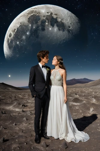 honeymoon,moon phase,wedding photo,celestial bodies,moon and star background,moon valley,image manipulation,galilean moons,the moon and the stars,photomontage,wedding photography,photomanipulation,valley of the moon,moonscape,lunar phase,digital compositing,silver wedding,photo manipulation,pre-wedding photo shoot,photographic background,Art,Artistic Painting,Artistic Painting 32