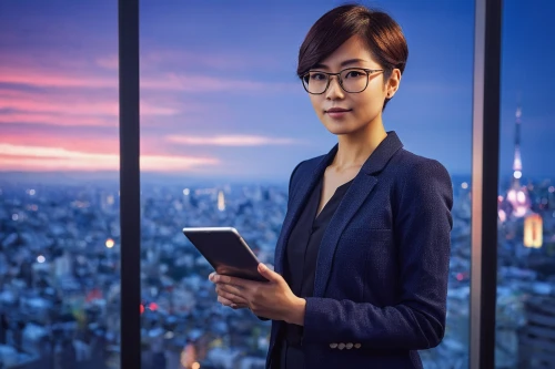 women in technology,woman holding a smartphone,blur office background,stock exchange broker,bussiness woman,white-collar worker,sprint woman,night administrator,office automation,establishing a business,businesswoman,tablets consumer,business women,digital rights management,switchboard operator,sales person,telephone operator,blockchain management,reading glasses,business woman,Illustration,Japanese style,Japanese Style 14