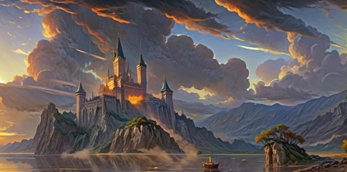 fantasy landscape,northrend,fantasy picture,heroic fantasy,mountain settlement,fantasy art,aurora village,castle of the corvin,knight's castle,druid grove,landscape background,fantasy world,kadala,ancient city,futuristic landscape,fantasy city,imperial shores,volcanic landscape,background images,an island far away landscape