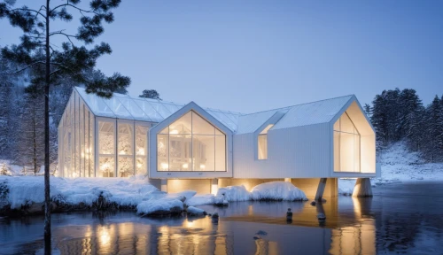winter house,snowhotel,cubic house,inverted cottage,snow house,mirror house,summer house,cube stilt houses,snow shelter,house by the water,cube house,snow roof,house with lake,timber house,scandinavian style,danish house,house in the forest,holiday home,frame house,dunes house,Photography,General,Realistic