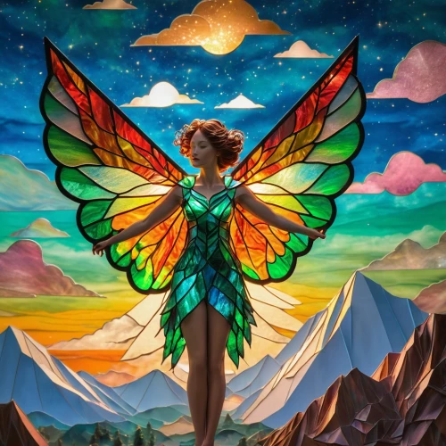 aurora butterfly,butterfly background,fae,sky butterfly,vanessa (butterfly),large aurora butterfly,rainbow butterflies,winged heart,passion butterfly,gatekeeper (butterfly),fairy peacock,julia butterfly,faerie,guardian angel,angel wing,archangel,winged,angel,wings,cupido (butterfly),Illustration,Retro,Retro 03