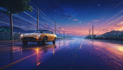 3d car wallpaper,alpine drive,electric driving,nissan 370z,mg f-type magna,electric sports car,tesla roadster,pagani,pontiac solstice,drive,nissan 350z,electric mobility,racing road,night highway,light trail,toyota 86,chevrolet corvette,porsche 550,nissan juke,light trails,Photography,General,Commercial