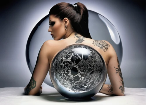 crystal ball-photography,alloy wheel,girl with a wheel,mercedes steering wheel,alloy rim,glass sphere,crystal ball,tattoo girl,autoclave,cd cover,automotive tire,biomechanical,tire profile,bicycle wheel,rubber tire,moon phase,racing wheel,motorcycle rim,light-alloy rim,design of the rims,Photography,Fashion Photography,Fashion Photography 26