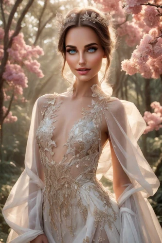 bridal clothing,bridal dress,bridal,wedding dresses,wedding gown,wedding dress,bridal veil,sun bride,silver wedding,bride,wedding dress train,bridal party dress,golden lilac,bridal jewelry,fairy queen,faery,linden blossom,blonde in wedding dress,faerie,romantic look,Photography,Realistic
