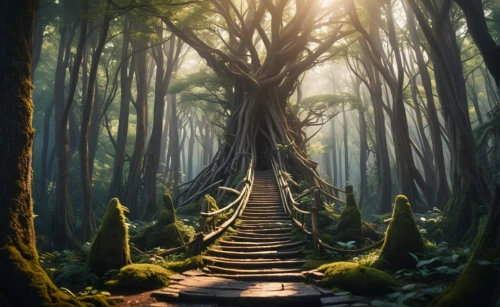 tree top path,forest path,the mystical path,wooden path,tree lined path,forest road,fairytale forest,holy forest,germany forest,enchanted forest,wooden bridge,fairy forest,forest of dreams,forest tree,elven forest,hiking path,forest landscape,aaa,the path,pathway,Photography,General,Fantasy