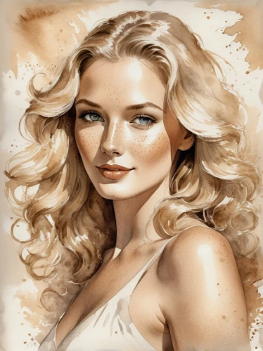 photo painting,blonde woman,fashion illustration,celtic woman,portrait background,world digital painting,marylyn monroe - female,art painting,sarah walker,romantic portrait,fashion vector,white lady,digital painting,fantasy portrait,blond girl,illustrator,airbrushed,blonde girl,oil painting,custom portrait,Illustration,Paper based,Paper Based 25