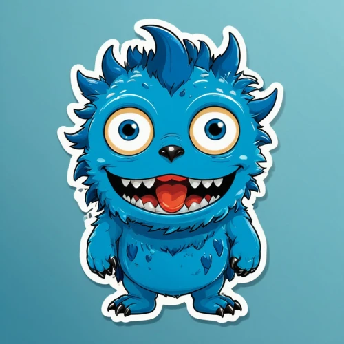 mascot,blue monster,the mascot,child monster,halloween vector character,pocket monster,pumi,cute cartoon character,pubg mascot,knuffig,rimy,clipart sticker,download icon,vector illustration,bot icon,edit icon,stitch,growth icon,yeti,k badge,Unique,Design,Sticker
