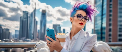 woman holding a smartphone,woman drinking coffee,woman with ice-cream,bussiness woman,coffee background,women in technology,barista,woman eating apple,woman at cafe,blur office background,digital advertising,artificial hair integrations,businesswoman,mobile banking,world digital painting,digital compositing,advertising campaigns,e-mobile,social media marketing,cigarette girl,Conceptual Art,Sci-Fi,Sci-Fi 13