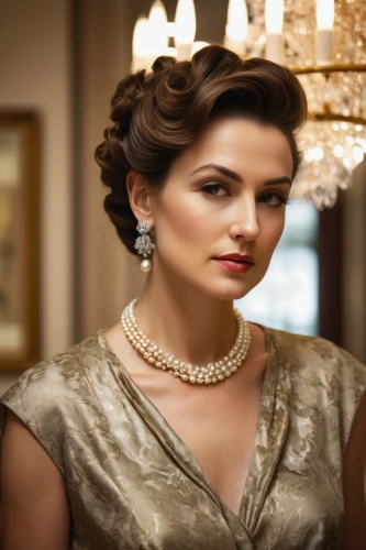 pearl necklace,bridal jewelry,queen anne,british actress,bridal accessory,downton abbey,art deco woman,pearl necklaces,gold jewelry,jane russell-female,hollywood actress,vesper,vintage woman,actress,jewelry store,female hollywood actress,great gatsby,a charming woman,elegant,birce akalay,Art,Artistic Painting,Artistic Painting 09