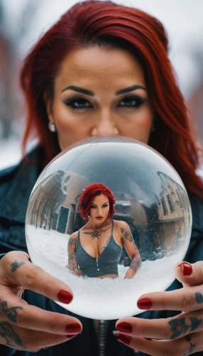 crystal ball-photography,crystal ball,snow globes,snow globe,lensball,frozen bubble,glass sphere,snowglobes,girl with speech bubble,russian doll,ice ball,ball fortune tellers,globes,glass ball,frozen soap bubble,looking glass,lens reflection,fortune teller,think bubble,bubble,Photography,General,Cinematic