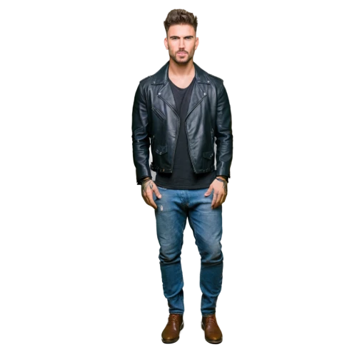 men's wear,male model,men clothes,leather jacket,bolero jacket,leather texture,leather,boys fashion,outerwear,menswear,garment,jacket,outer,overcoat,jeans background,black leather,shopping icon,advertising figure,fashion vector,jeans pattern,Photography,General,Cinematic