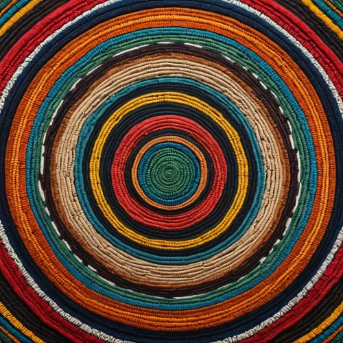 concentric,colorful spiral,hippie fabric,rug,mexican hat,mexican blanket,rug pad,circular pattern,tapestry,textile,chair circle,indigenous painting,aboriginal painting,wooden rings,aboriginal artwork,wood board,basket fibers,woven fabric,wooden spool,carpet,Photography,General,Natural