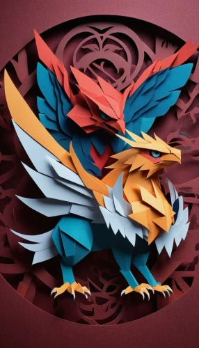 phoenix rooster,gryphon,ornamental bird,griffon bruxellois,an ornamental bird,dragon design,garuda,eagle vector,bird png,owl background,vector graphic,painted dragon,feathers bird,vector illustration,eagle illustration,new year vector,heraldic animal,chinese dragon,basilisk,decoration bird,Unique,Paper Cuts,Paper Cuts 03