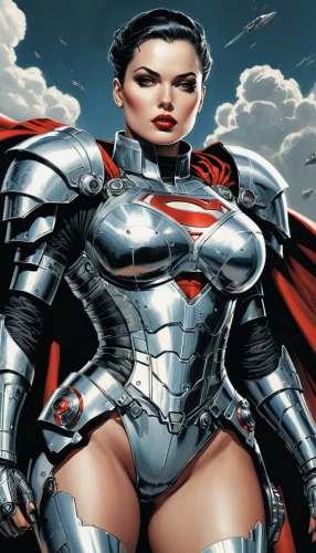 super heroine,female warrior,super woman,wonder woman city,wonderwoman,breastplate,wonder woman,heroic fantasy,fantasy woman,hard woman,warrior woman,goddess of justice,red super hero,strong woman,head woman,strong women,superhero background,armor,cyborg,figure of justice,Illustration,Realistic Fantasy,Realistic Fantasy 46