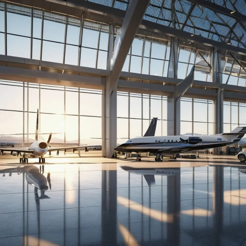 corporate jet,business jet,hangar,aircraft construction,supersonic aircraft,aerospace manufacturer,rows of planes,air transportation,diamond da42,bombardier challenger 600,runways,learjet 35,supersonic transport,airport terminal,concert flights,private plane,jet aircraft,airport,fleet and transportation,airplanes,Photography,General,Realistic