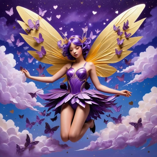 cupido (butterfly),faerie,fairies aloft,flower fairy,vanessa (butterfly),butterfly background,purple,faery,wing purple,fairy,butterfly lilac,purple pageantry winds,la violetta,fairy queen,julia butterfly,little girl fairy,blue passion flower butterflies,purple background,passion butterfly,child fairy,Illustration,Retro,Retro 03