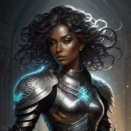 fantasy portrait,dark elf,female warrior,paladin,heroic fantasy,artemisia,sci fiction illustration,warrior woman,jaya,maria bayo,fantasy art,sorceress,caerula,libra,cg artwork,zodiac sign libra,sterntaler,breastplate,fantasy woman,swordswoman,Conceptual Art,Fantasy,Fantasy 17