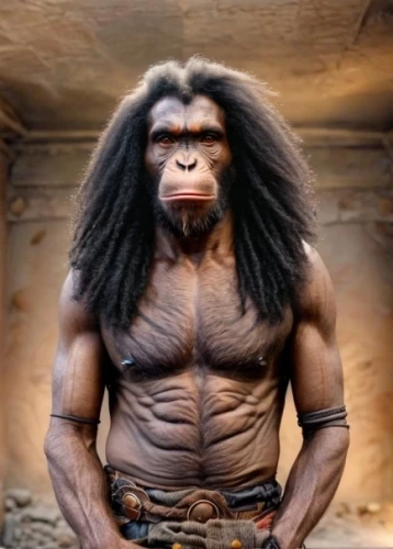 ape,neanderthal,cave man,gorilla,barbarian,chimp,kong,silverback,orang utan,caveman,hanuman,chimpanzee,bodybuilding,body building,the monkey,neanderthals,orangutan,king kong,war monkey,paleolithic