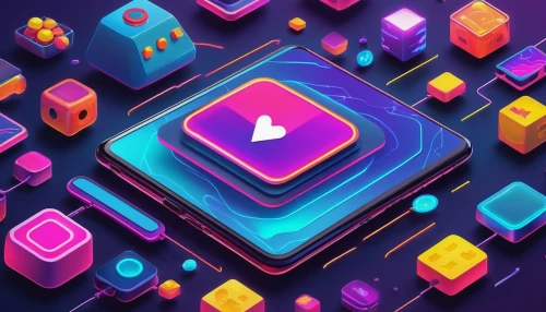 dribbble icon,dribbble,mobile video game vector background,colorful heart,cinema 4d,tiktok icon,colorful foil background,dribbble logo,heart background,cubic,80's design,vimeo icon,isometric,square background,flat design,cube background,colorful background,neon arrows,cubes,growth icon,Conceptual Art,Daily,Daily 33