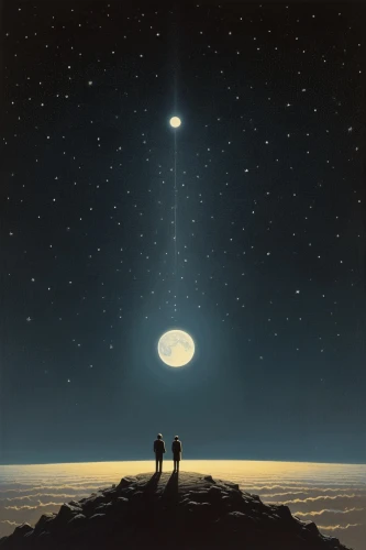 astronomers,celestial bodies,astronomy,earth rise,space art,astronomer,phase of the moon,binary system,skywatch,galilean moons,night scene,celestial body,planetary system,celestial phenomenon,lunar landscape,moons,celestial object,the star of bethlehem,moon phase,astronomical,Art,Artistic Painting,Artistic Painting 48