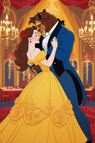 waltz,cinderella,ballroom dance,boy kisses girl,amorous,first kiss,tangled,prince and princess,ball gown,fairytale,princess sofia,pda,kissing,hoopskirt,couple goal,disney,fairy tale,princess anna,flightless bird,a fairy tale,Illustration,Vector,Vector 06