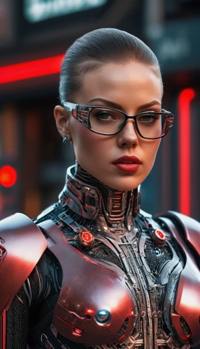cyborg,cyber glasses,valerian,olallieberry,shepard,cgi,harley,cyberpunk,ai,head woman,silphie,red,cybernetics,steel,female hollywood actress,sci fi,nord electro,red matrix,artificial hair integrations,artificial intelligence,Photography,General,Sci-Fi
