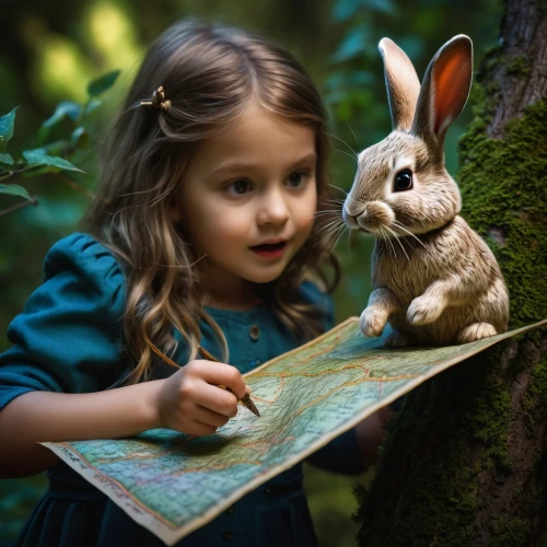 children's fairy tale,peter rabbit,little girl reading,european rabbit,rabbits and hares,little rabbit,child with a book,children's background,little bunny,wood rabbit,alice in wonderland,leveret,dwarf rabbit,cottontail,brown rabbit,fairy tale,hare trail,a collection of short stories for children,white rabbit,fairy tale character,Photography,General,Fantasy