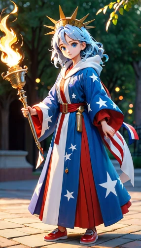 patriotic,usa,queen of liberty,america,patriotism,flag staff,patriot,flag day (usa),liberty,united states of america,fire angel,american,america flag,july 4th,american flag,4th of july,uncle sam,kantai,u s,fourth of july,Anime,Anime,Cartoon