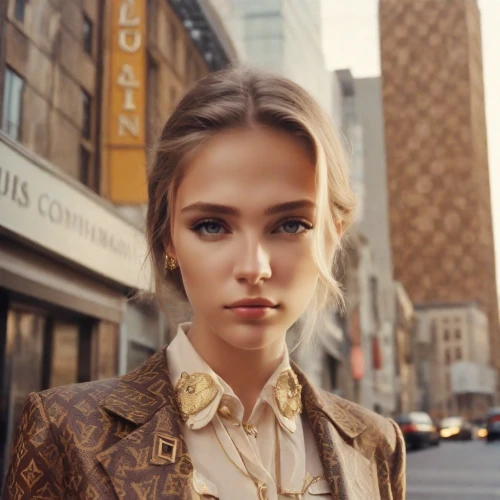 city ​​portrait,vintage girl,model beauty,lily-rose melody depp,blond girl,beautiful model,fashion street,young model istanbul,romantic look,pretty young woman,steampunk,beautiful young woman,vintage woman,young woman,blonde girl,beautiful face,vintage fashion,fashionable girl,model doll,on the street,Photography,Analog