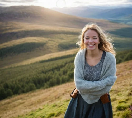 scottish,tasmania,a girl's smile,girl on the dune,travel woman,scottish highlands,scotland,free wilderness,highlands,mountain guide,orla,high-altitude mountain tour,mountain hiking,glen of the downs,north of scotland,mountaineer,montana,the blonde photographer,background bokeh,the spirit of the mountains,Outdoor,Scotland