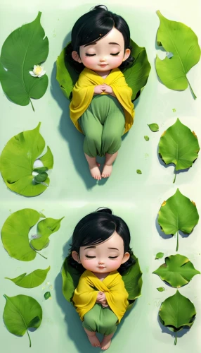 lily pad,lotus leaf,water-leaf family,lotus leaves,mother earth,green folded paper,paper art,lotus with hands,mother nature,spring leaf background,lily pads,bodypainting,growing green,cute cartoon image,belly painting,nursery decoration,four-leaf,water lily plate,environmental art,environmentally sustainable,Unique,Design,Character Design