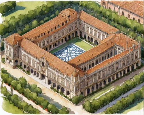 italy colosseum,umayyad palace,trajan's forum,europe palace,caracalla,colloseum,alhambra,colosseo,byzantine architecture,certosa di pavia,ferrara,verona,ancient roman architecture,monastery of santa maria delle grazie,pisa,celsus library,alcazar of seville,san galgano,lucca,roman coliseum,Illustration,Paper based,Paper Based 07