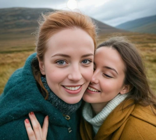 icelanders,pre-wedding photo shoot,redheads,irish,scottish,romantic portrait,two girls,sisters,young women,ireland,portrait photographers,women friends,photo shoot for two,north of scotland,shetlands,engaged,godafoss,irish holiday,natural beauties,mom and daughter,Outdoor,Scotland