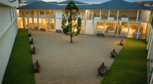 courtyard,inside courtyard,school design,campus,business school,chancellery,tilt shift,business centre,dormitory,new building,conference hall,hall,appartment building,biotechnology research institute,school of medicine,corridor,entry path,research institute,schwäbisch hall,canteen,Photography,General,Realistic