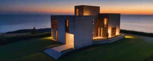 dunes house,cube house,modern architecture,cubic house,corten steel,cube stilt houses,archidaily,uluwatu,daymark,modern house,point lighthouse torch,concrete ship,dune ridge,futuristic architecture,contemporary,house of the sea,beach house,summer house,house for rent,light house