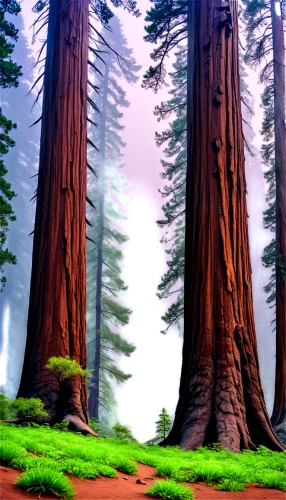 redwoods,fir forest,redwood tree,cartoon video game background,redwood,coniferous forest,spruce forest,pine forest,cartoon forest,spruce-fir forest,old-growth forest,pine trees,temperate coniferous forest,forest background,sugar pine,forest landscape,fir trees,forests,foggy forest,big trees,Art,Artistic Painting,Artistic Painting 40